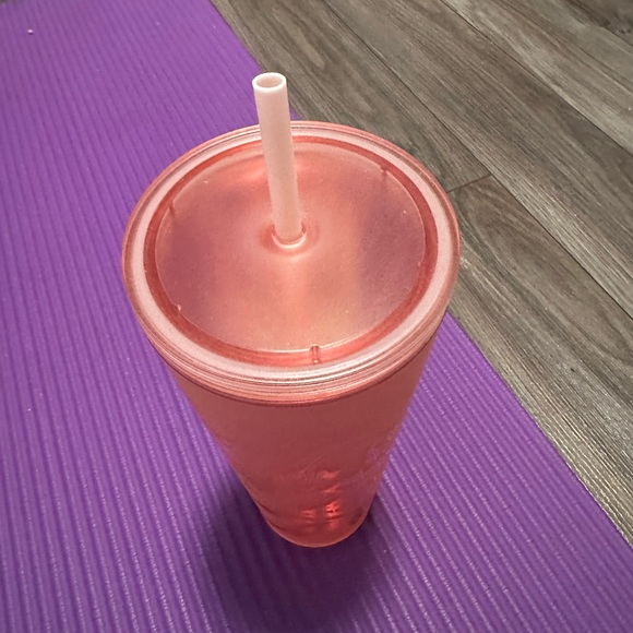 BNWT Starbucks Venti Siren Soft Touch Copper Rose Gold Tumbler - Picture 2 of 3